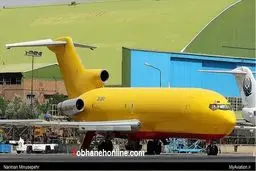 عکس/ هواپیمای نارنجی در فرودگاه مهرآباد