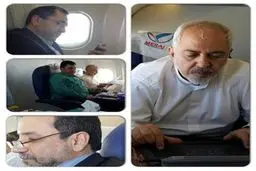 مذاکره کنندگان هسته ای در مسیر ژنو /گزارش تصویری