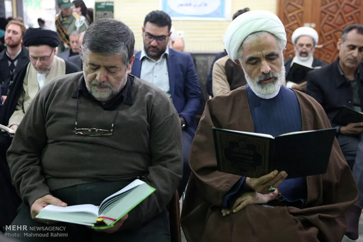 اصلاح‌طلب و اصولگرا در ختم پدر آهنگران/تصاویر