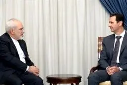 دعوت ظريف به سوريه توسط بشار اسد