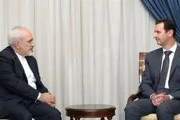 دعوت ظريف به سوريه توسط بشار اسد
