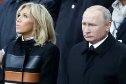 حضور پوتین در مراسم سالگرد پایان جنگ جهانی / تصاویر