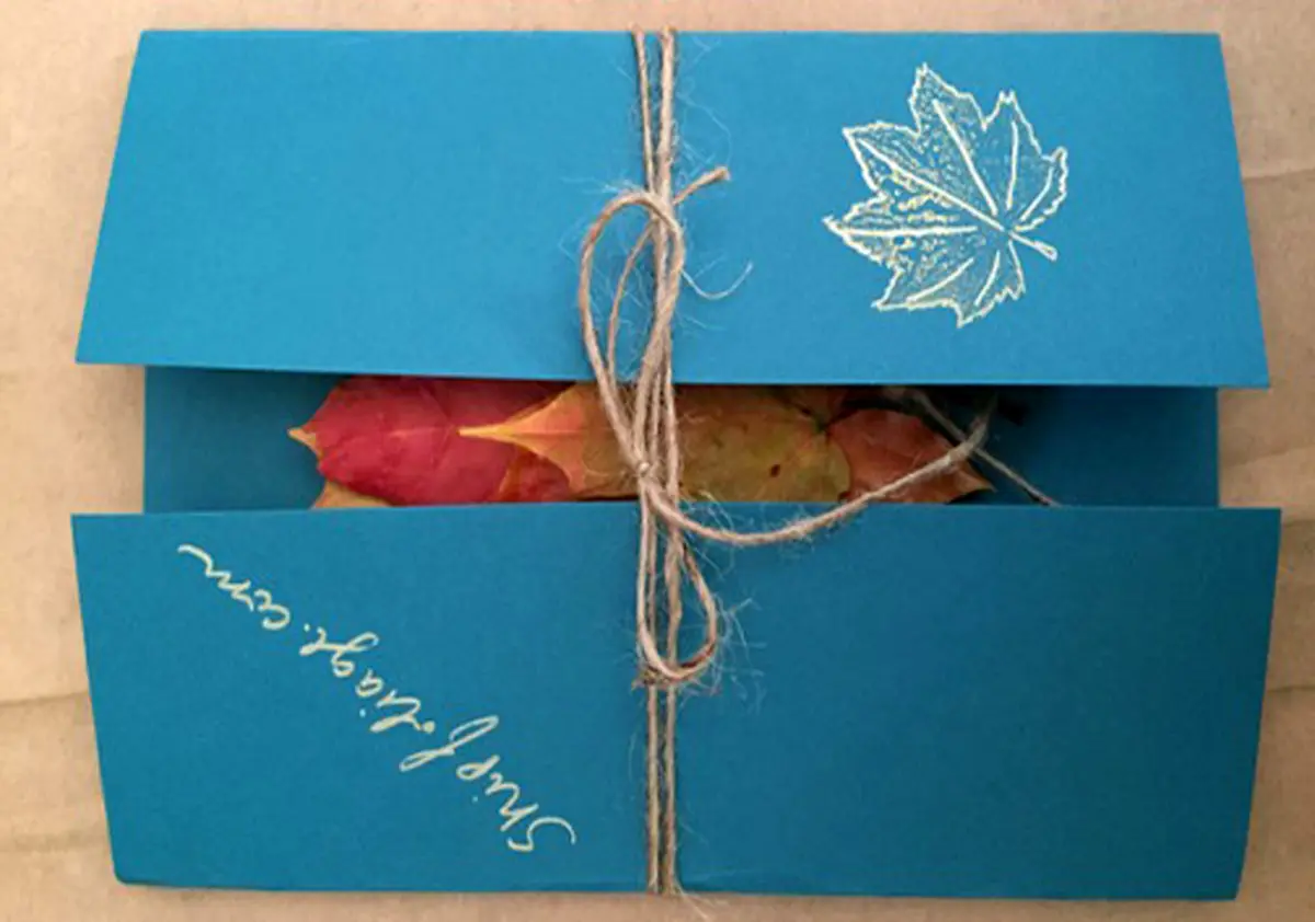 وقتی برگ‌های پاییزی را هم می‌فروشند! + تصاویر