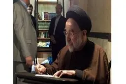 متفاوت ترین تصویر از حضور سید محمد خاتمی در انتخابات + عکس