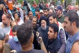 رئیسی وارد مناطق سیل‌زده فیروزکوه شد