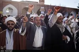 تجمع طلاب در اعتراض‌به هتک‌حرمت پیامبر(ص)/تصاویر