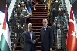 استقبال تاریخی اردوغان از محمود عباس +عکس