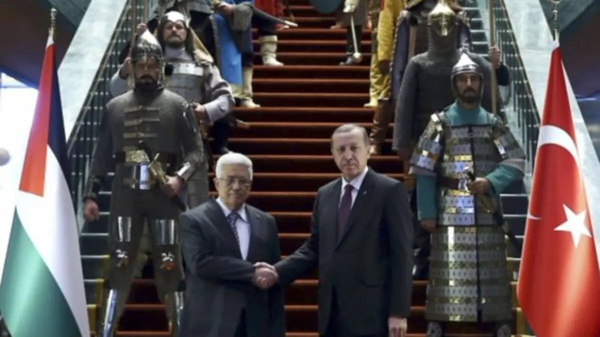 استقبال تاریخی اردوغان از محمود عباس +عکس