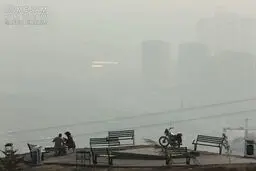 تصویری تامل برانگیز از آلودگی هوای تهران