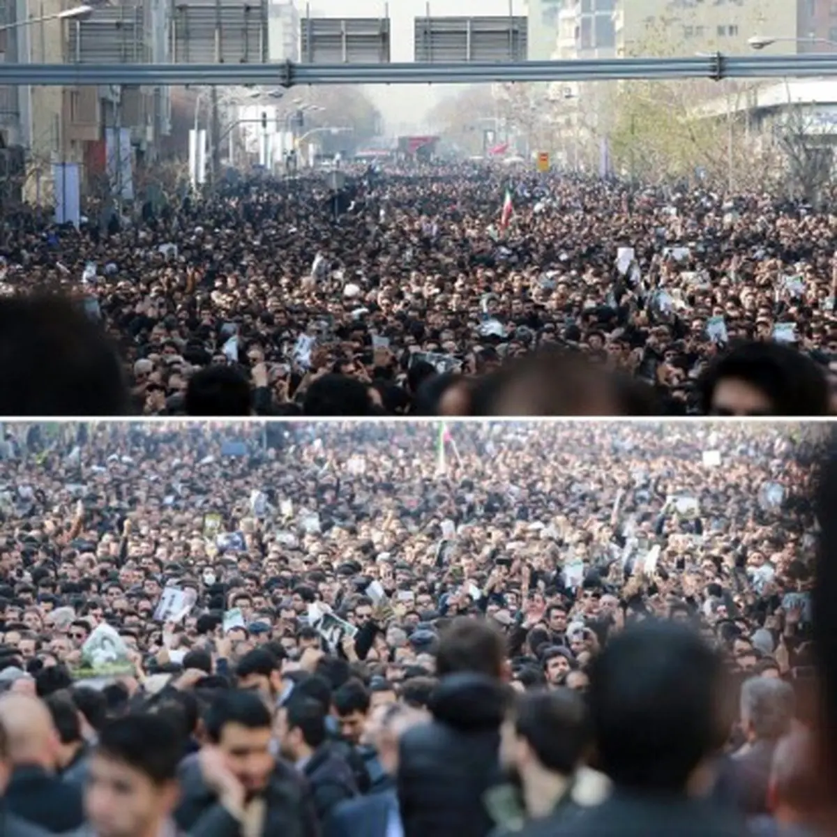 جمعیت میلیونی برای وداع با آیت‌الله هاشمی رفسنجانی/عکس