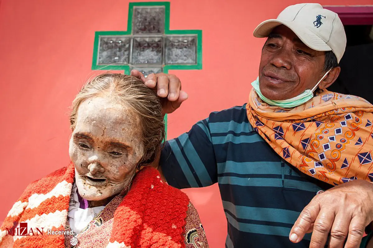 تصاویری باورنکردنی اما واقعی از سنت آرایش مردگان