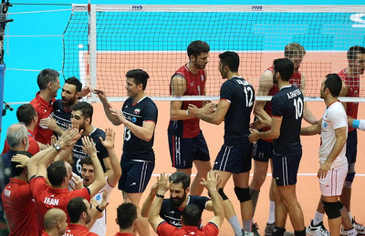 حواشی تصویری دومین پیروزی والیبالیست‌ها برابر آمریکا