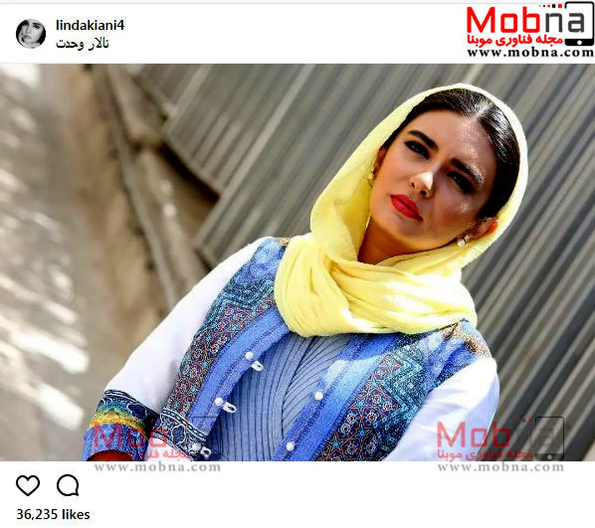 پوشش و میکاپ لیندا کیانی در تالار وحدت/ عکس