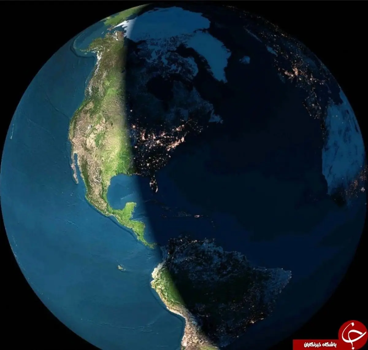 تصویر دیده‌نشده از مرز روز و شب