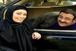 مهران غفوریان و سحر قریشی در یک قاب