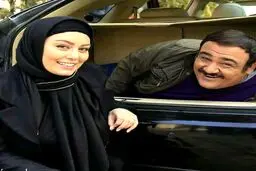 مهران غفوریان و سحر قریشی در یک قاب