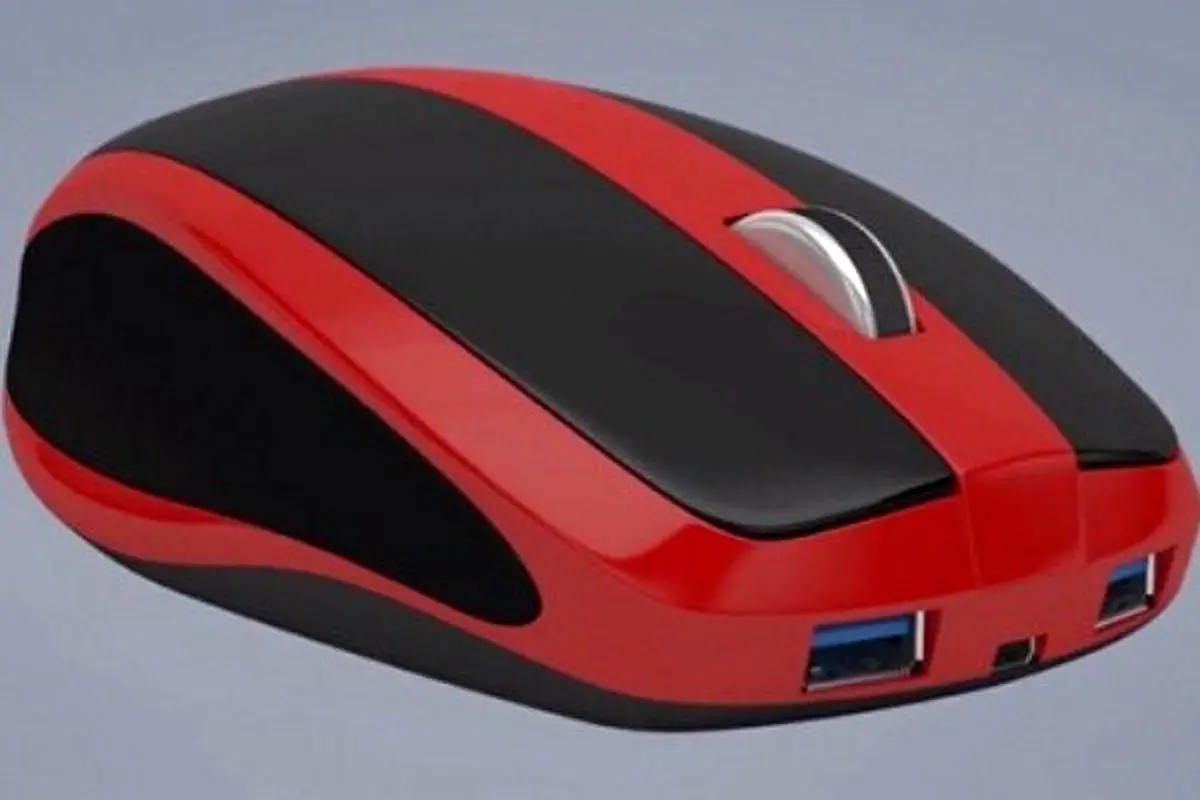 رایانه ای در قالب یک موس +عکس