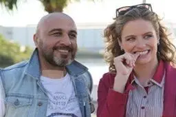 رضا عطاران و نامزد برزیلی اش/عکس