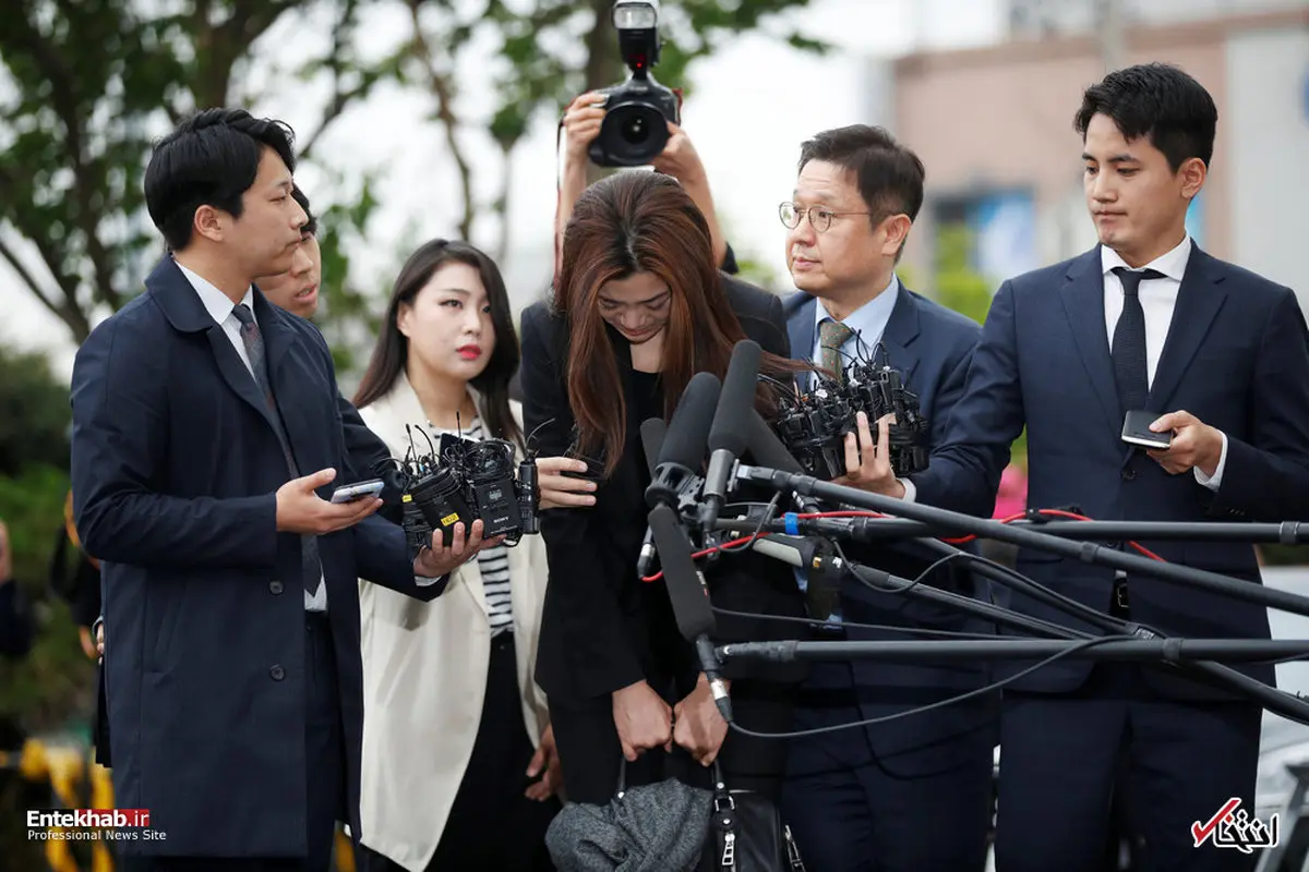 تصویری جالب از عذرخواهی دختر یک مقام کره ای به دلیل سوء استفاده از قدرت