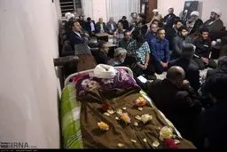 تصاویری از حال و هوای منزل امام جمعه سابق ارومیه بعد از فوت ایشان