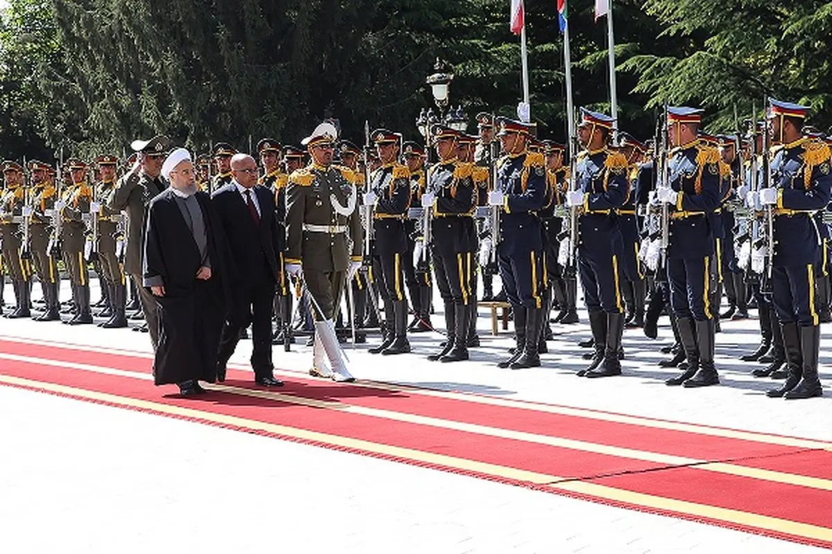 استقبال رسمی روحانی از رییس جمهوری آفریقای جنوبی/ عکس