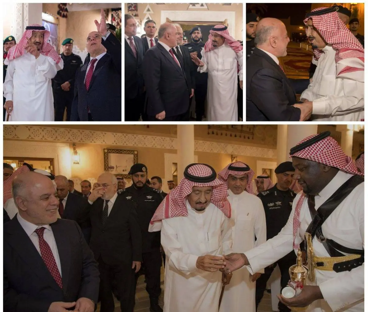 دیدار نخست‌وزیر عراق با ملک سلمان/عکس