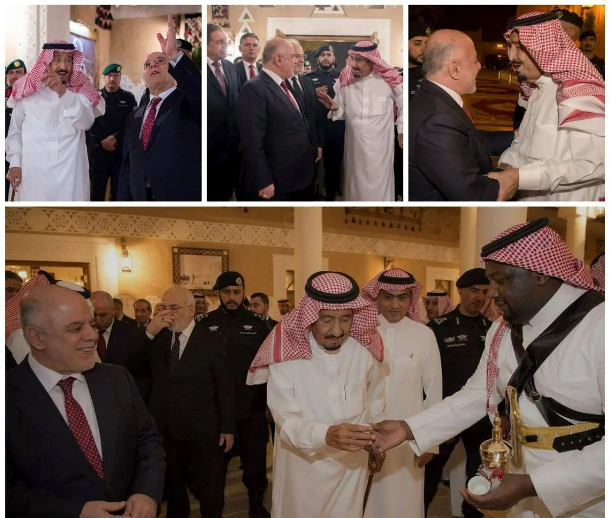 دیدار نخست‌وزیر عراق با ملک سلمان/عکس
