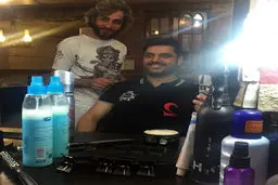 سلفی جدید سام درخشان در اتاق گریم