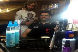 سلفی جدید سام درخشان در اتاق گریم