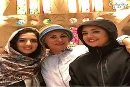 تیپ خاص بازیگران زن ایرانی در خارج از کشور