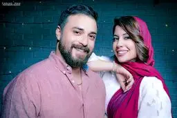 عکس بابک جهانبخش با همسر جان