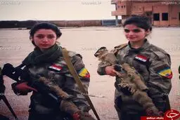دختران سوری تک تیرانداز بلای جان داعش