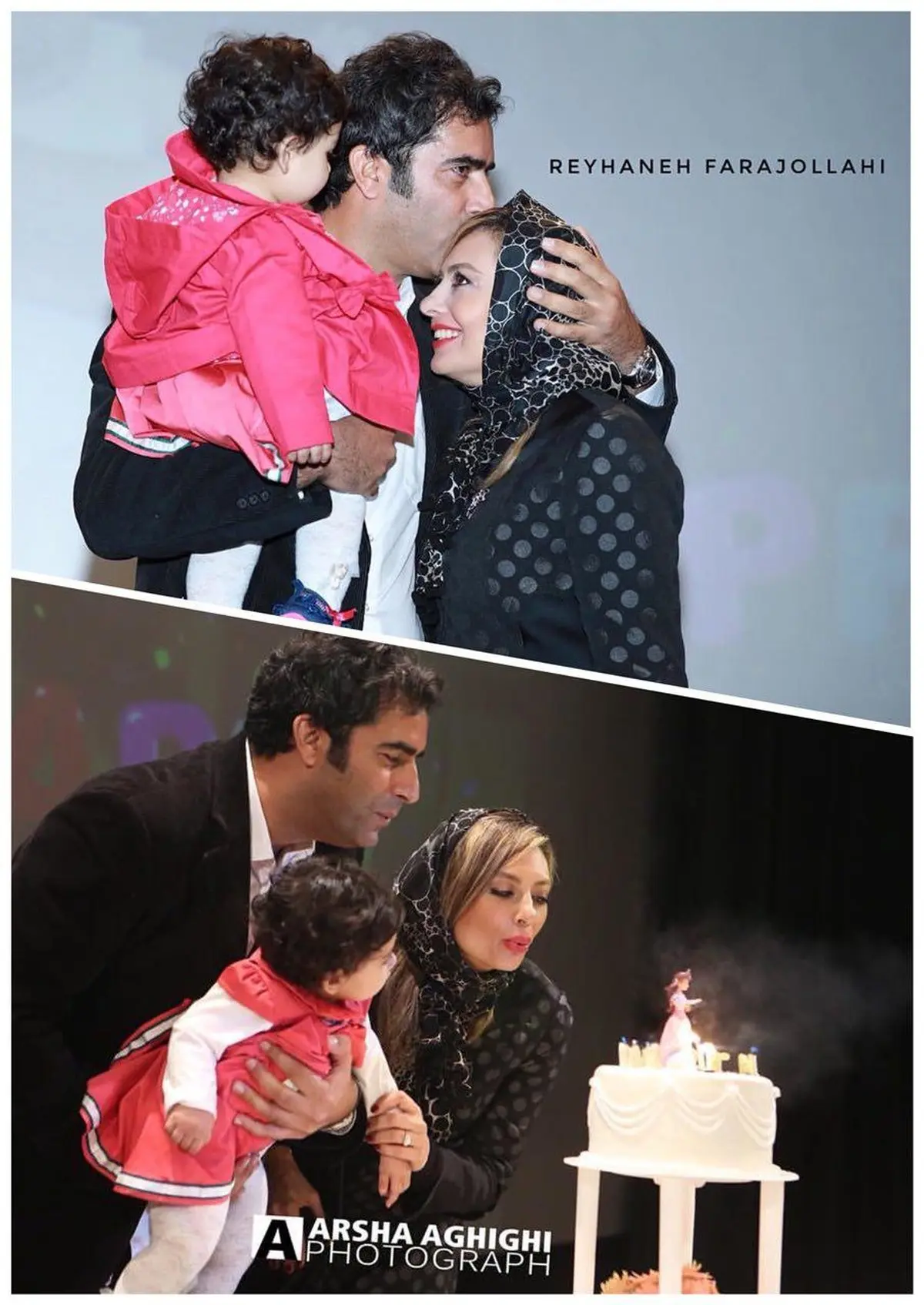 بوسه آقای کارگردان بر پیشانی همسر بازیگرش/عکس