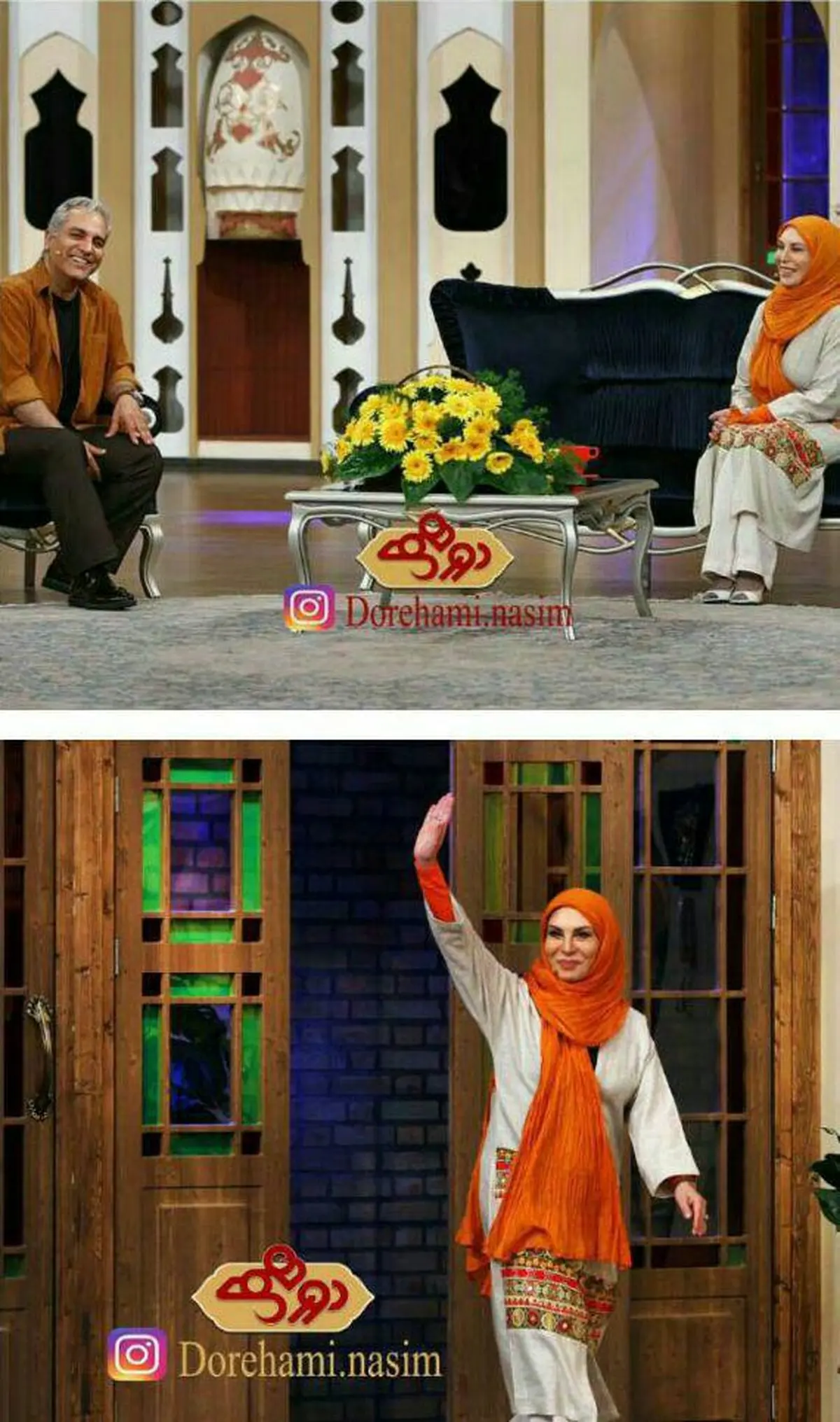 عکس: خانم بازیگر مهمان امشب برنامه دورهمی