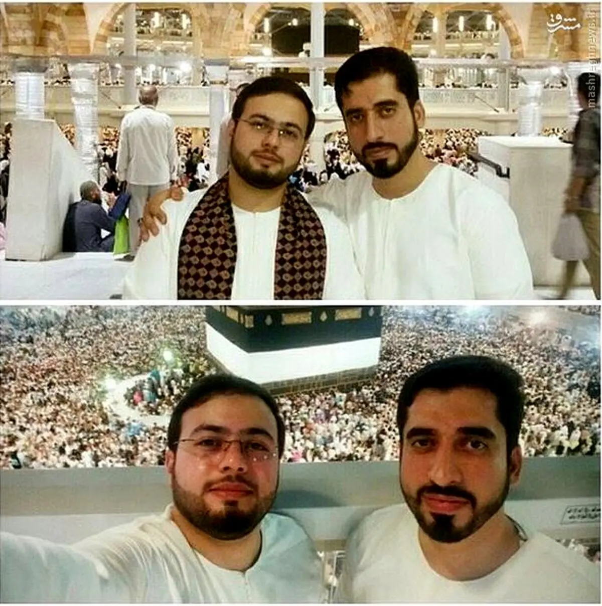 آخرین سلفی مفقودین نخبه قبل از حادثه منا/ عکس