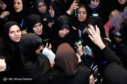 فاطمه هاشمی در کنگره زنان موفق/عکس