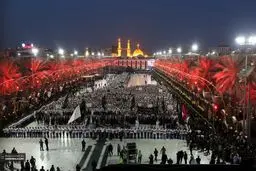 عکسی زیبا از بین الحرمین