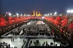 عکسی زیبا از بین الحرمین