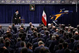 تصاویر دیدار افسران نیروی هوایی ارتش با فرمانده کل قوا