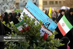 تصاویر مراسم گرامیداشت حماسه ۹ دی 