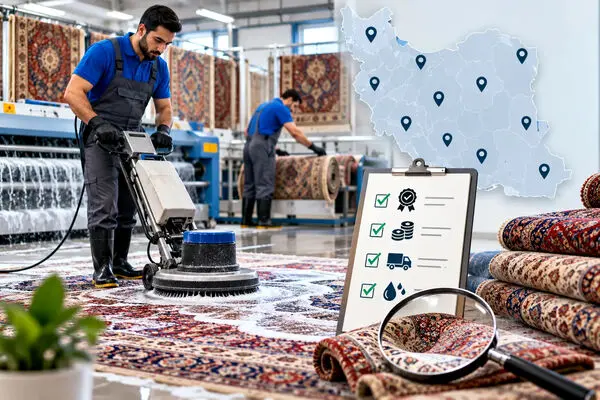 قالیشویی معتبر را چگونه انتخاب کنیم؟ راهنمای کامل بررسی خدمات قالیشویی در ایران