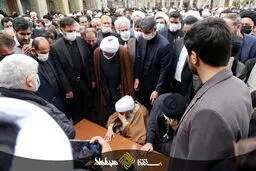 مراسم تشییع همسر حضرت آیت الله جوادی آملی