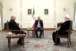 تصاویر جلسه سران قوا
