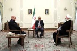تصاویر جلسه سران قوا