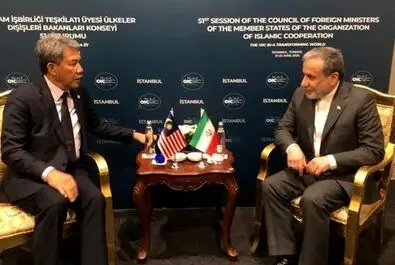 دیدار عراقچی با وزیر خارجه مالزی