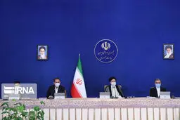 جلسه هیات دولت به ریاست ابراهیم رئیسی