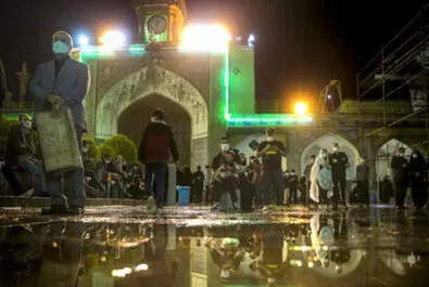 مراسم احیاء شب نوزدهم در حرم شاه عبدالعظیم (ع)
