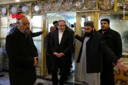 تصاویر بازار گردی سید عباس عراقچی در کابل