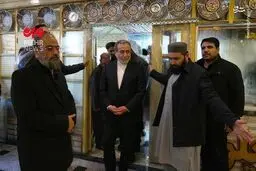تصاویر بازار گردی سید عباس عراقچی در کابل