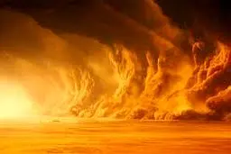 بمباران شن در عربستان؛طوفان آخرالزمانی